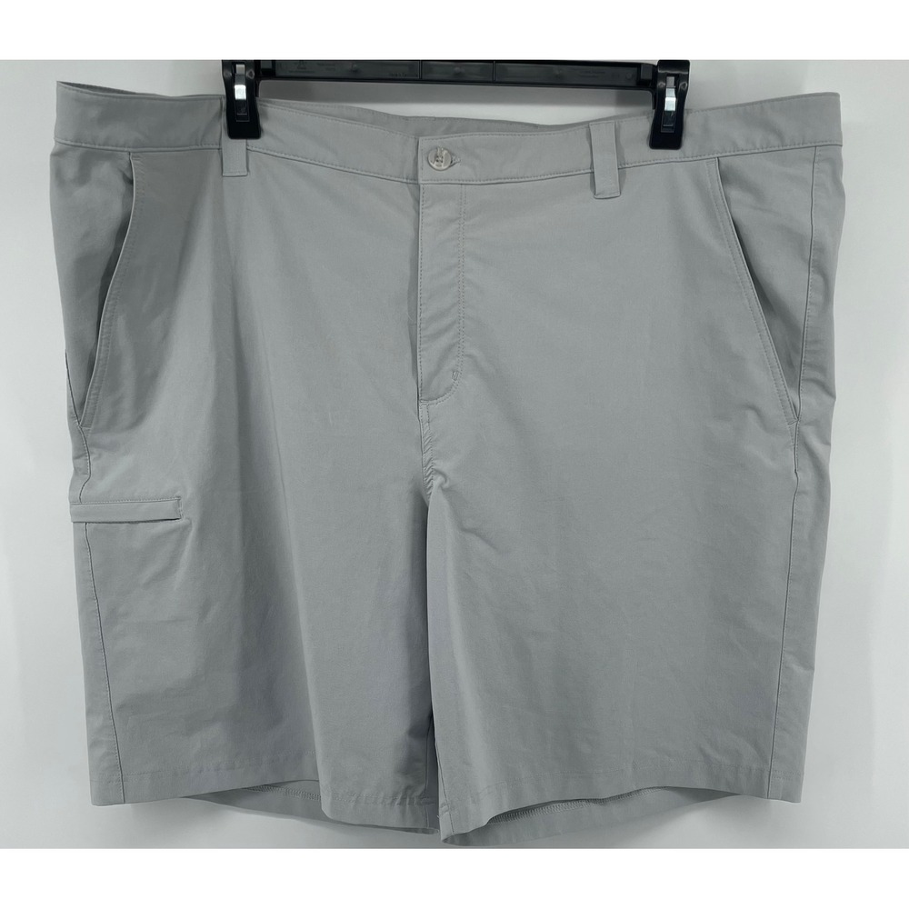 Columbia PFG Shorts Mens 48 Grey Performance Fishing Mesh Lined Outdoor Hiking